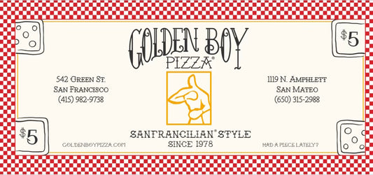 Golden Boy Pizza Bucks